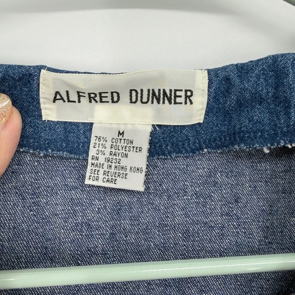 Vintage Alfred Dunner Patchwork Embroidered Floral Vest Cottagecore Size M‎ - Picture 4 of 5